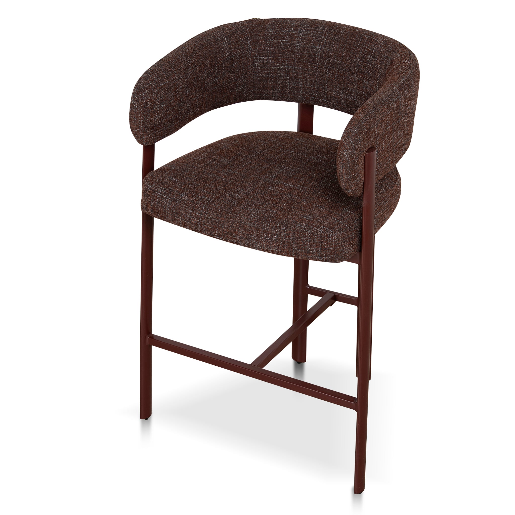 Elvika Red Barstool - Moss Brown (Single) Bar Stool Cino-Core