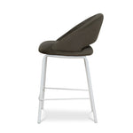 Set of 2 - Harrington White Bar Stool - Dark Moss Green Bar Stool Freehold-Core