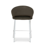 Set of 2 - Harrington White Bar Stool - Dark Moss Green Bar Stool Freehold-Core
