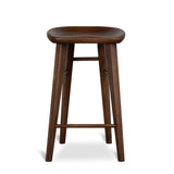 Elvo 67.5cm Bar Stool - Walnut Stain Bar Stool Oakwood-Core