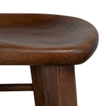 Elvo 67.5cm Bar Stool - Walnut Stain Bar Stool Oakwood-Core
