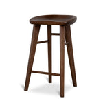 Elvo 67.5cm Bar Stool - Walnut Stain Bar Stool Oakwood-Core