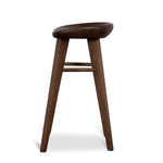 Elvo 67.5cm Bar Stool - Walnut Stain Bar Stool Oakwood-Core