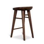 Elvo 67.5cm Bar Stool - Walnut Stain Bar Stool Oakwood-Core