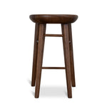 Elvo 67.5cm Bar Stool - Walnut Stain Bar Stool Oakwood-Core