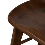 Elvo 67.5cm Bar Stool - Walnut Stain Bar Stool Oakwood-Core