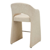 Set of 2 - Valtero 64cm Fabric Bar Stool - Cobble Beige Bar Stool Mars-Core