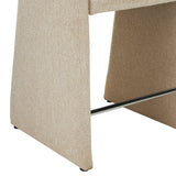 Set of 2 - Valtero 64cm Fabric Bar Stool - Cobble Beige Bar Stool Mars-Core
