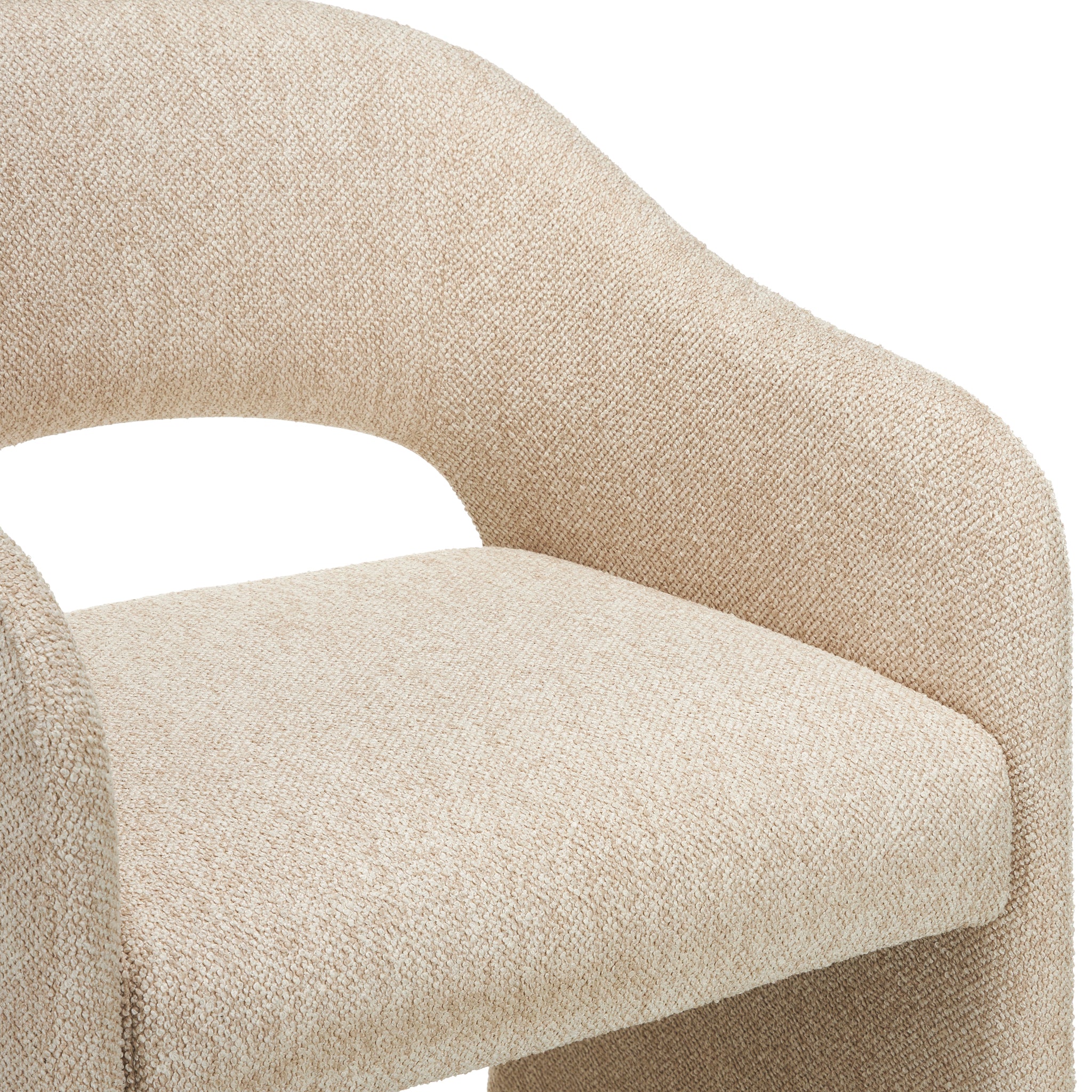 Set of 2 - Valtero 64cm Fabric Bar Stool - Cobble Beige Bar Stool Mars-Core
