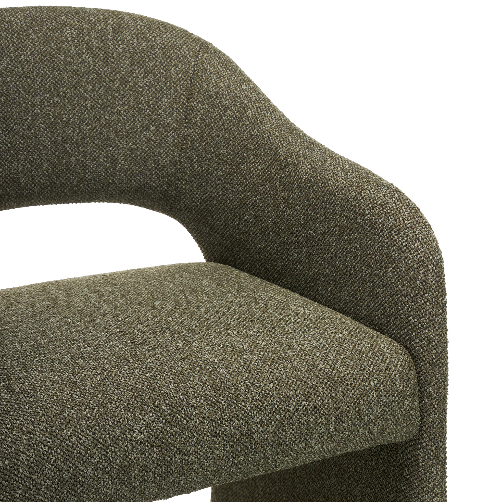 Set of 2 - Valtero 64cm Fabric Bar Stool - Twill Green Bar Stool Mars-Core