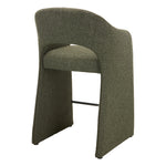 Set of 2 - Valtero 64cm Fabric Bar Stool - Twill Green Bar Stool Mars-Core
