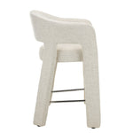 Set of 2 - Lunet 66cm Fabric Bar Stool - Verona Ivory Bar Stool Mars-Core