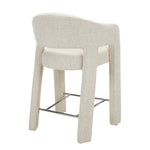 Set of 2 - Lunet 66cm Fabric Bar Stool - Verona Ivory Bar Stool Mars-Core
