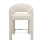 Set of 2 - Lunet 66cm Fabric Bar Stool - Verona Ivory Bar Stool Mars-Core