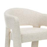 Set of 2 - Lunet 66cm Fabric Bar Stool - Verona Ivory Bar Stool Mars-Core