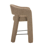 Set of 2 - Lunet 66cm Fabric Bar Stool - Verona Light Tan Bar Stool Mars-Core
