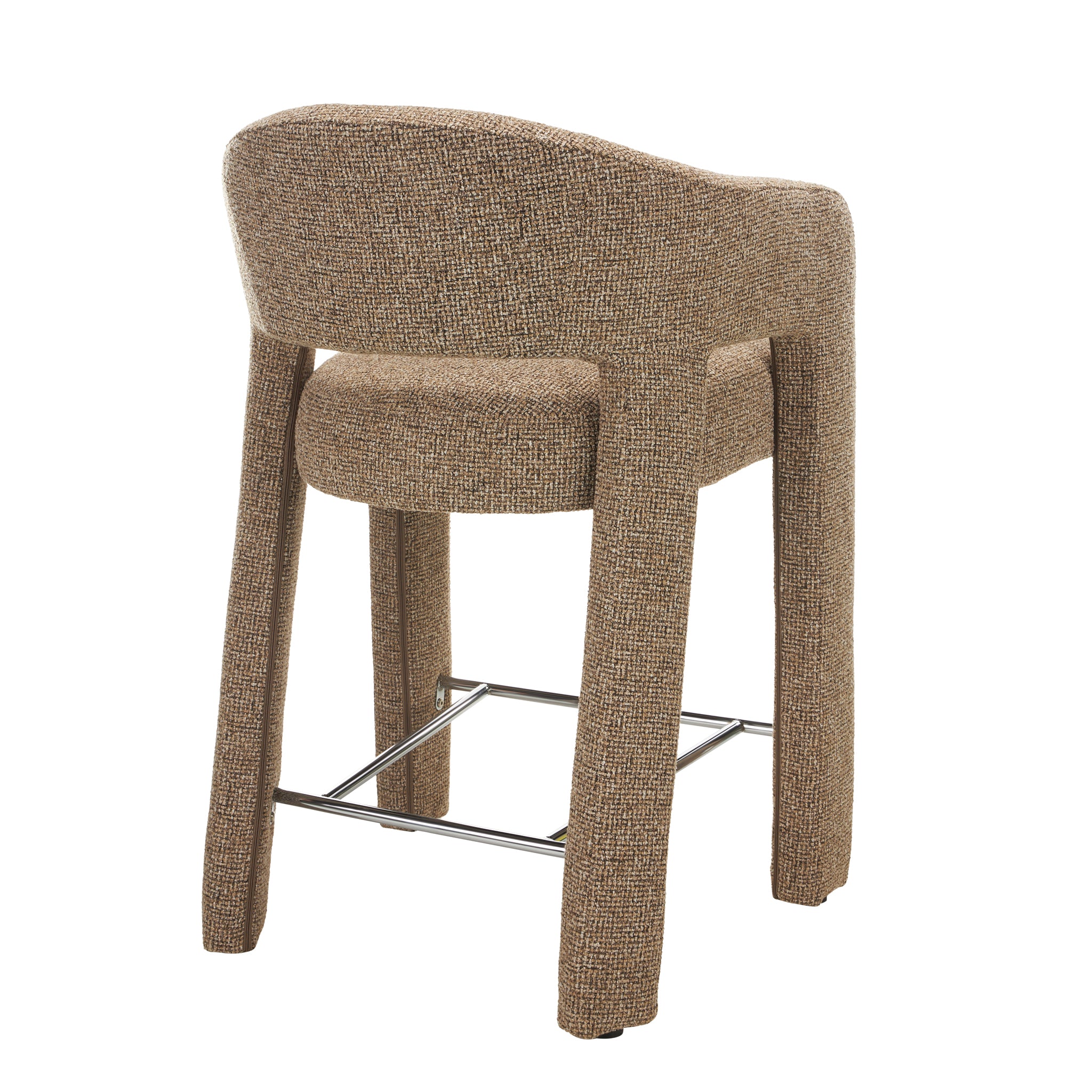 Set of 2 - Lunet 66cm Fabric Bar Stool - Verona Light Tan Bar Stool Mars-Core