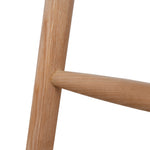 Nicholas 65cm Natural Bar Stool - Verona Ivory Bar Stool Drake-Core