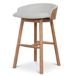 Nicholas 65cm Natural Bar Stool - Verona Ivory Bar Stool Drake-Core