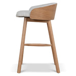 Nicholas 65cm Natural Bar Stool - Verona Ivory Bar Stool Drake-Core