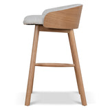 Nicholas 65cm Natural Bar Stool - Verona Ivory Bar Stool Drake-Core