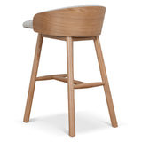Nicholas 65cm Natural Bar Stool - Verona Ivory Bar Stool Drake-Core