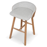 Nicholas 65cm Natural Bar Stool - Verona Ivory Bar Stool Drake-Core