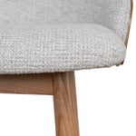 Nicholas 65cm Natural Bar Stool - Verona Ivory Bar Stool Drake-Core