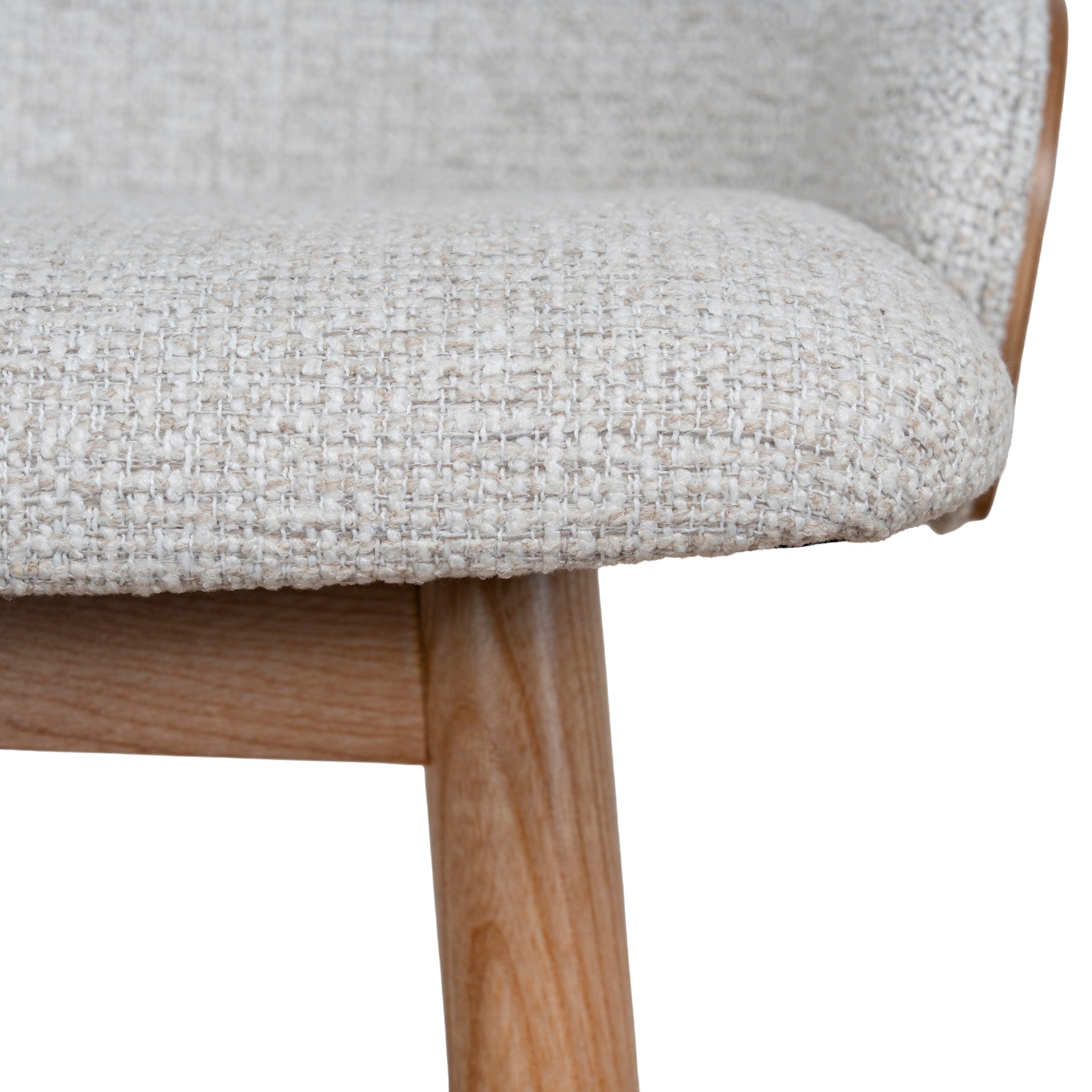 Nicholas 65cm Natural Bar Stool - Verona Ivory Bar Stool Drake-Core