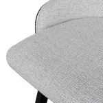 Nicholas 65cm Black Bar Stool - Verona Ivory Bar Stool Drake-Core