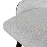 Nicholas 65cm Black Bar Stool - Verona Ivory Bar Stool Drake-Core