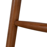 Nicholas 65cm Walnut Bar Stool - Verona Ivory Bar Stool Drake-Core
