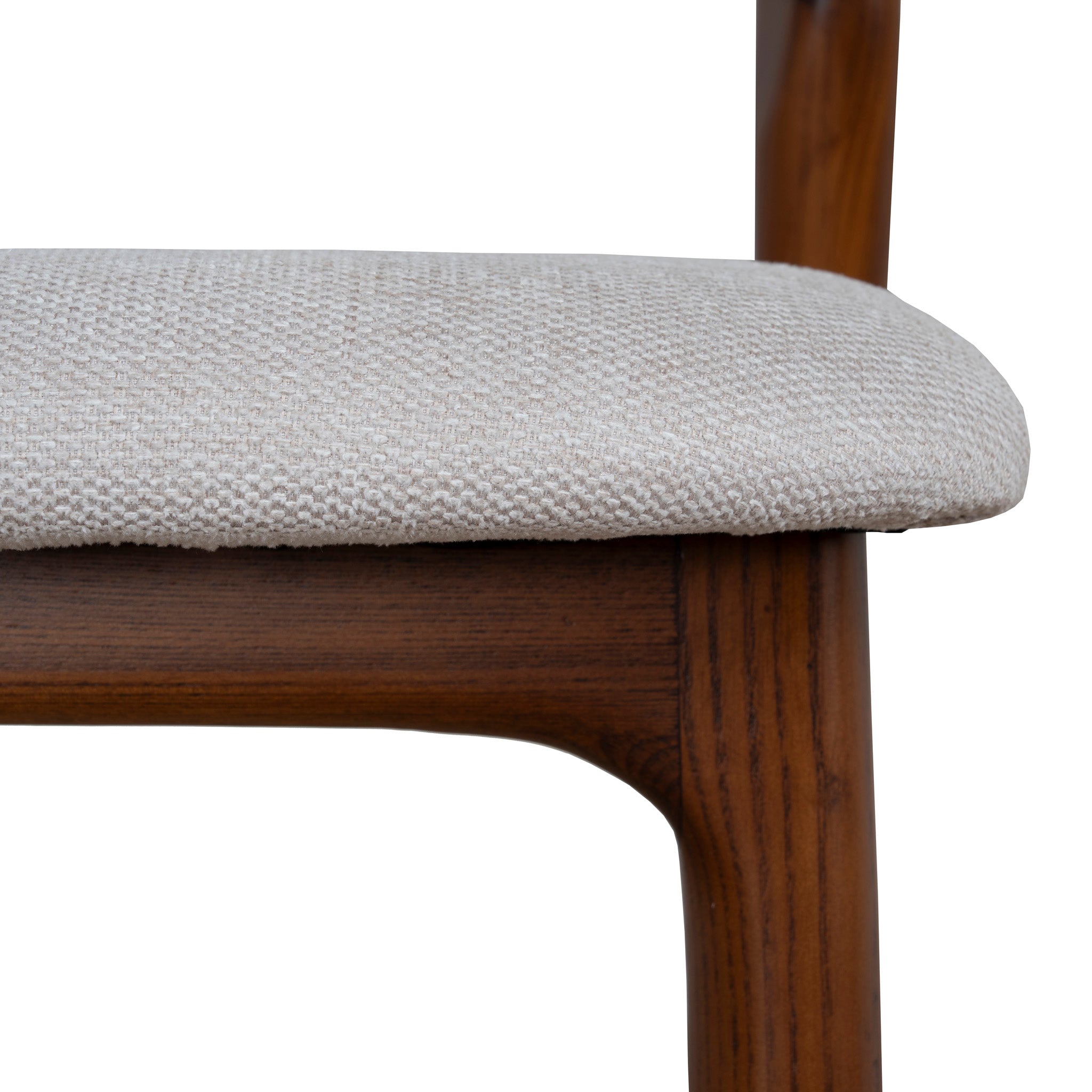 Marlow 65cm Walnut Bar Stool - Naxos Beige Bar Stool Naxos-Core