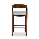 Marlow 65cm Walnut Bar Stool - Naxos Beige Bar Stool Naxos-Core