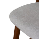 Marlow 65cm Walnut Bar Stool - Naxos Beige Bar Stool Naxos-Core