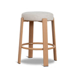 Freja Natural Barstool - Cobble Beige Bar Stool Cino-Core