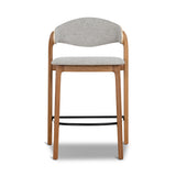 Set of 2 - Calira 65cm Natural Barstool - Drift Grey Bar Stool Swady-Core