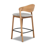 Set of 2 - Calira 65cm Natural Barstool - Drift Grey Bar Stool Swady-Core