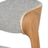 Set of 2 - Calira 65cm Natural Barstool - Drift Grey Bar Stool Swady-Core