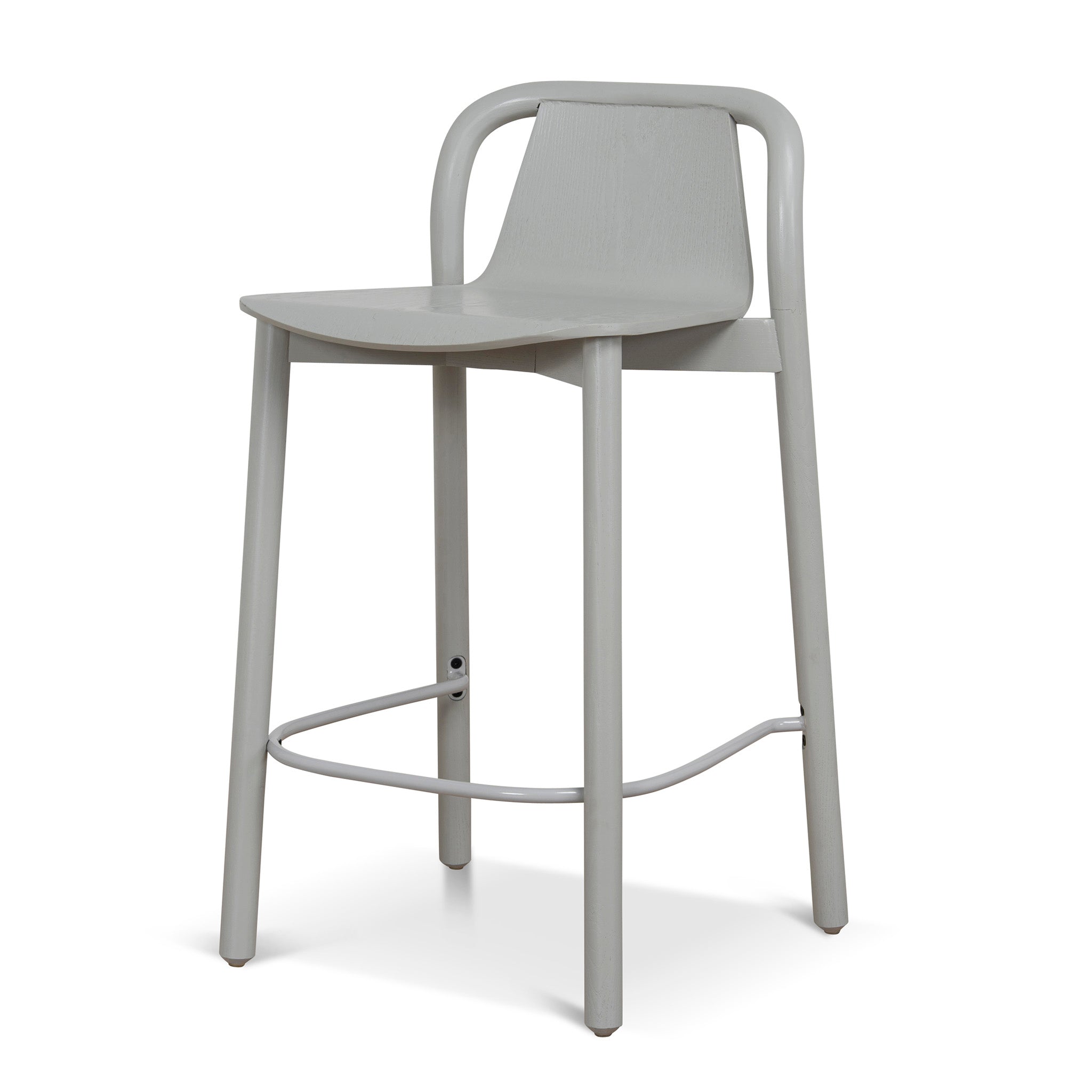 Set of 2 - Mirelle 65cm Barstool - Light Grey Bar Stool Swady-Core