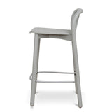 Set of 2 - Mirelle 65cm Barstool - Light Grey Bar Stool Swady-Core
