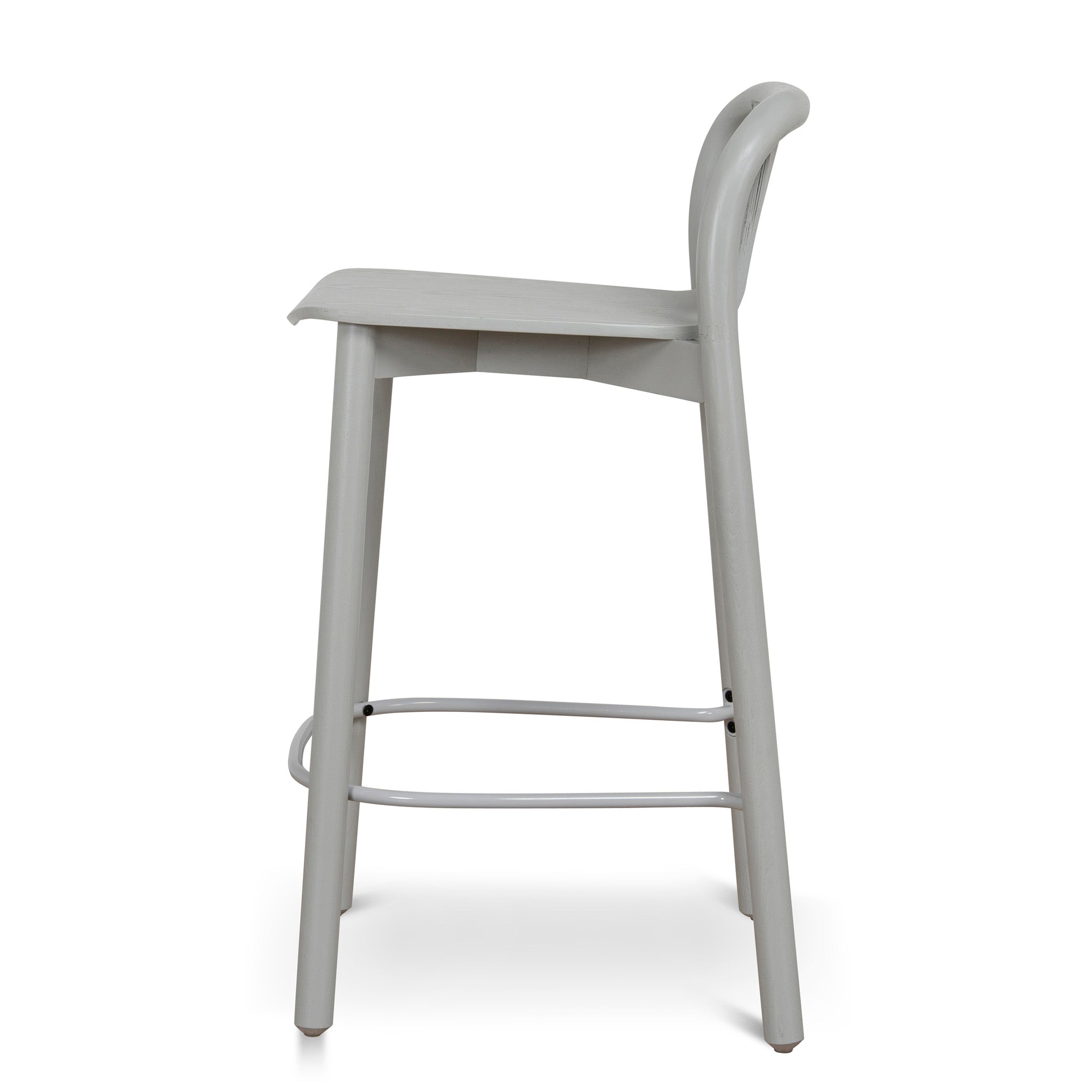 Set of 2 - Mirelle 65cm Barstool - Light Grey Bar Stool Swady-Core