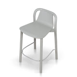 Set of 2 - Mirelle 65cm Barstool - Light Grey Bar Stool Swady-Core