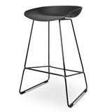 Allen 65cm Bar Stool - Full Black Bar Stool Swady-Core   
