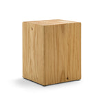 Dervan 35cm Square Stool - Natural Low Stool Eastern-Local