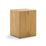 Dervan 35cm Square Stool - Natural Low Stool Eastern-Local