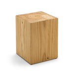 Dervan 35cm Square Stool - Natural Low Stool Eastern-Local