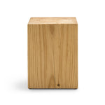 Dervan 35cm Square Stool - Natural Low Stool Eastern-Local