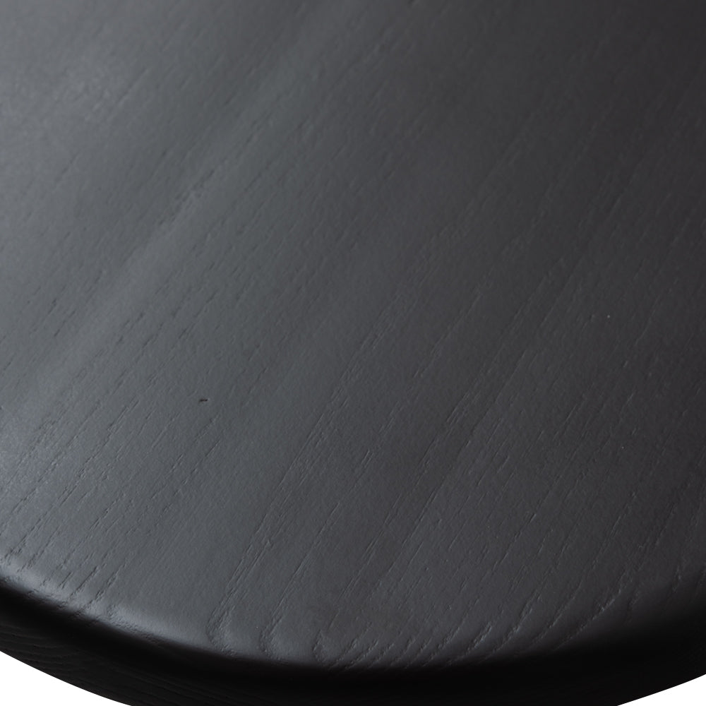 Ex Display - Leo Bar Stool - Black Timber Seat - Black Frame - Last One Bar Stool New Home-Core
