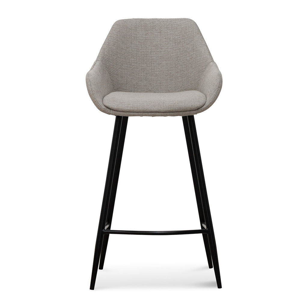 Ex-Display - Cody 68cm Fabric Bar Stool - Beige Bar stool Sendo-Core